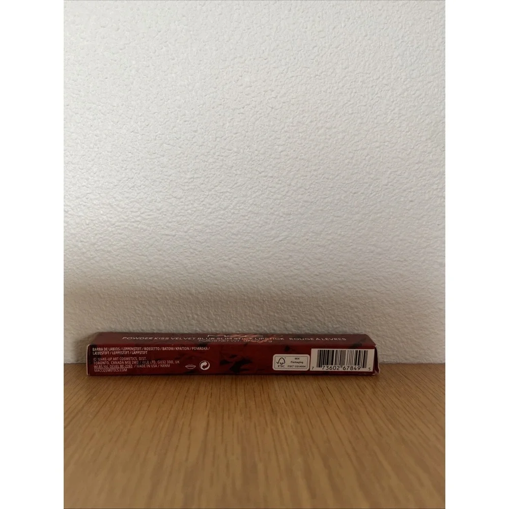 Mac Powder Kiss Velvet Blur Slim Stick Lipstick, 877 Devoted To Chili, Limited
